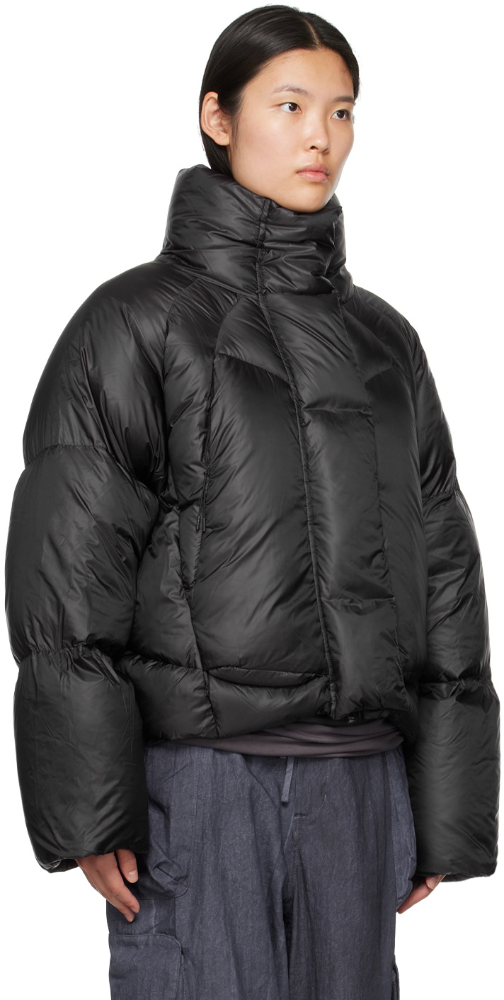 Entire Studios Black UVR Down Jacket Entire Studios