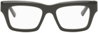 Balenciaga Gray Rectangular Glasses