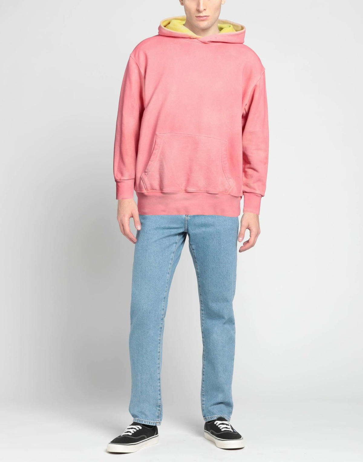 Notsonormal Mens Sweatshirt in Pink