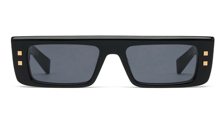 Photo: Balmain B-army Iii - Black / 18k Gold Sunglasses