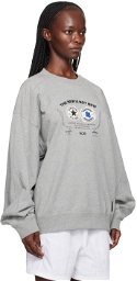 ADER error Gray Converse Edition Shapes Sweatshirt