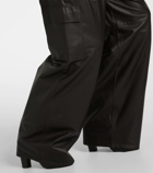 Yves Salomon Leather cargo pants