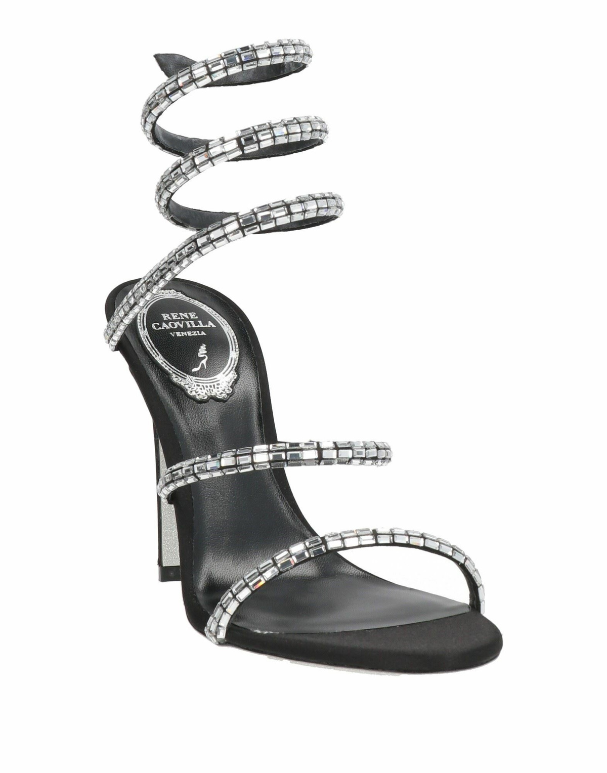Rene' Caovilla Womens Sandals in Black