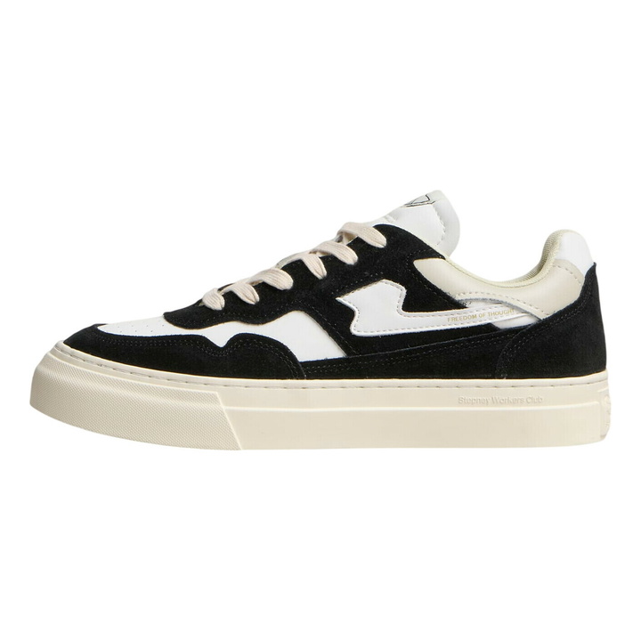 Photo: Stepney Workers Club Men's Pearl S-Strike II Suede Leather - END. Exclusive in Black/White