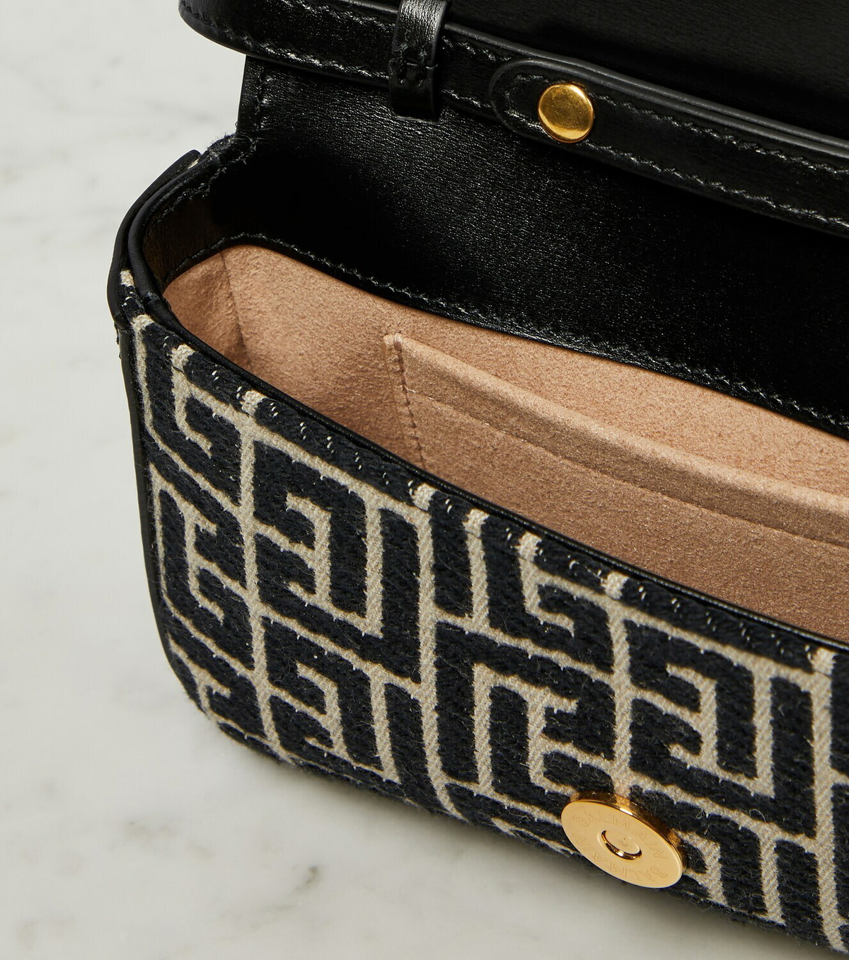 Balmain BBuzz Mini jacquard crossbody bag Balmain