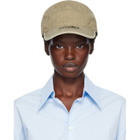 MM6 Maison Margiela Khaki Embroidered Logo Cap