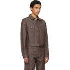 A.P.C. Brown Lenny Denim Jacket