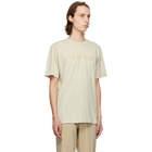 1017 ALYX 9SM Beige Mirrored Logo T-Shirt