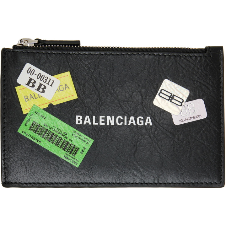 Photo: Balenciaga Black Cash Large Long Card Holder