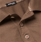 Kiton - Cotton Polo Shirt - Brown