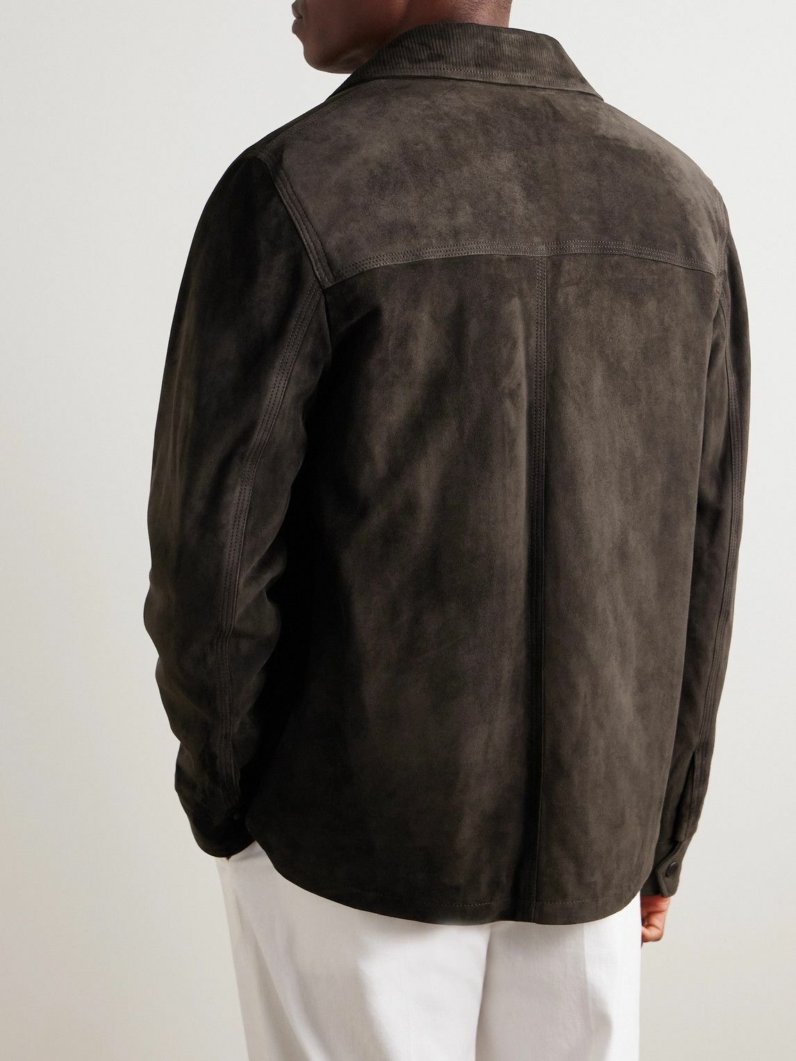 Valstar - Paul Padded Suede Jacket - Brown Valstarino