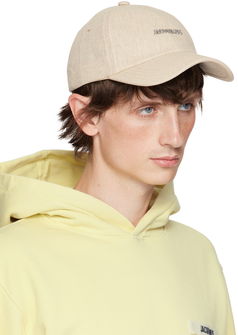 JACQUEMUS Beige La Casa 'La casquette Gadjo' Cap Jacquemus