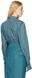 Quira SSENSE Exclusive Blue Cotton Shirt