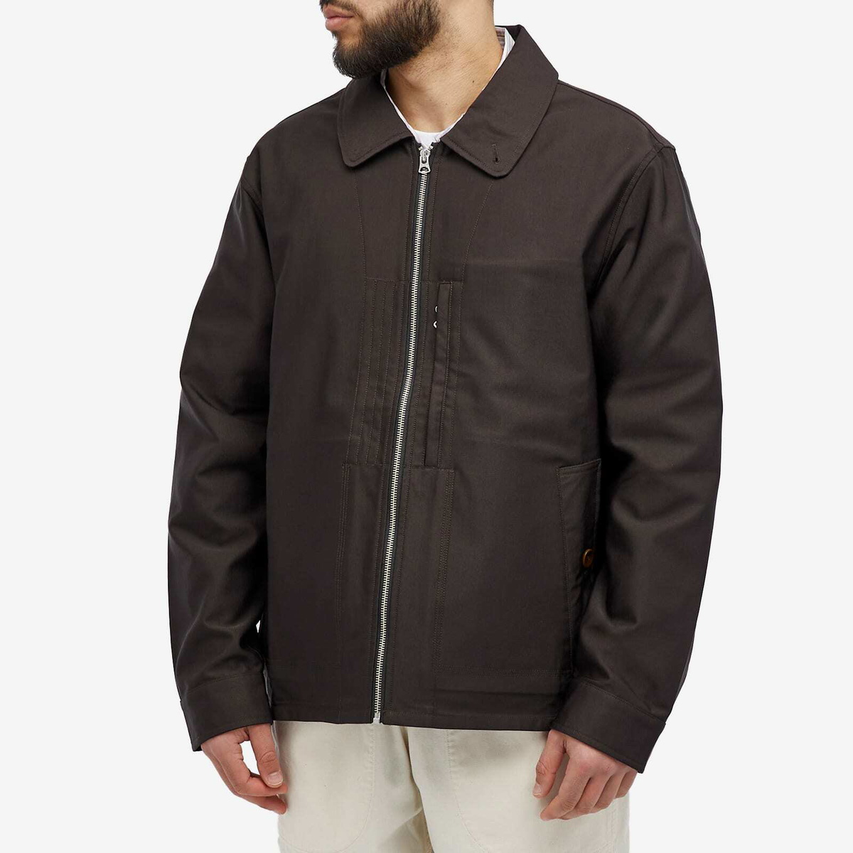 Garbstore Men's Overnik Zip Jacket in Charcole