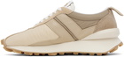 Lanvin Beige Bumpr Sneakers