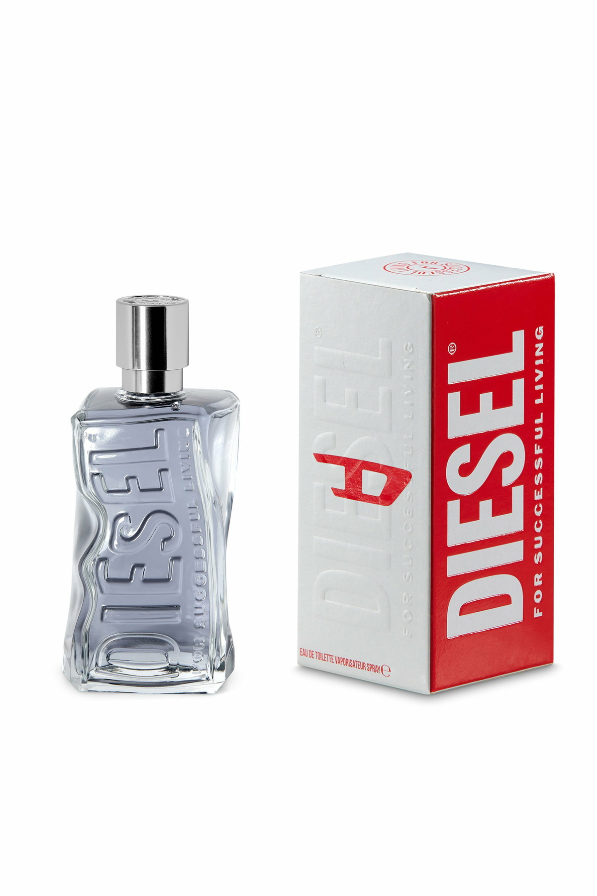 Diesel D 100ml, 3.4 FL.OZ., Eau de Toilette - D - Unisex - Grey