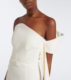Safiyaa Bridal Giorgia crêpe gown