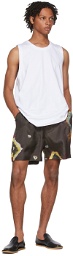 By Walid Brown Blaze Shorts