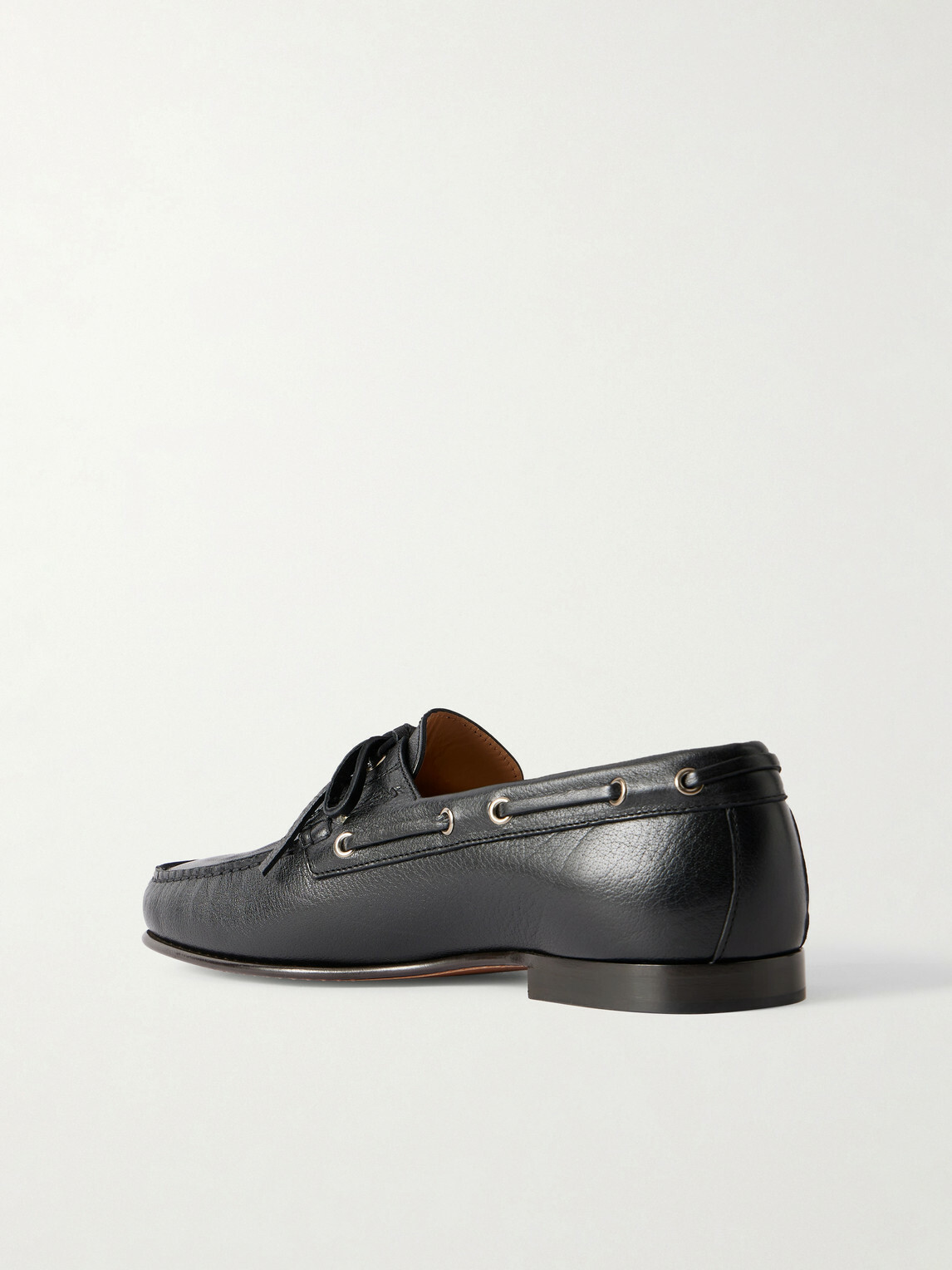 Valentino Garavani - Logo-Embellished Leather Loafers - Black