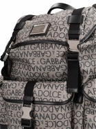 DOLCE & GABBANA - Coated Logo Jacquard Backpack