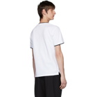Kenzo White Pique Tiger Crest Pocket T-Shirt