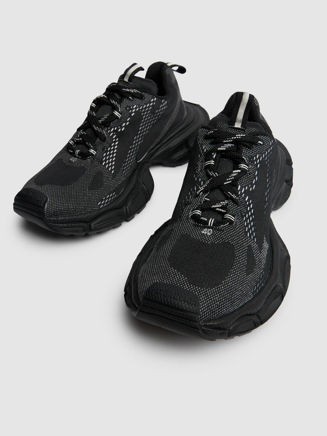 BALENCIAGA アンダーアーマー 3XL テック スニーカー ストリート Balenciaga x Under Armour® 3XL Knit スニーカー | ブラック