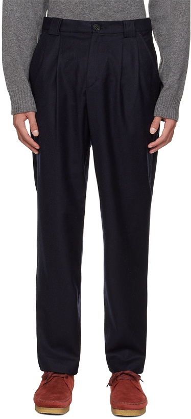 Photo: A.P.C. Navy Eddy Trousers
