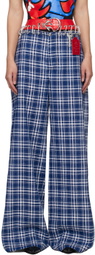 Chopova Lowena Blue Scab Trousers