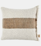 The House of Lyria Cimide alpaca and silk-blend cushion