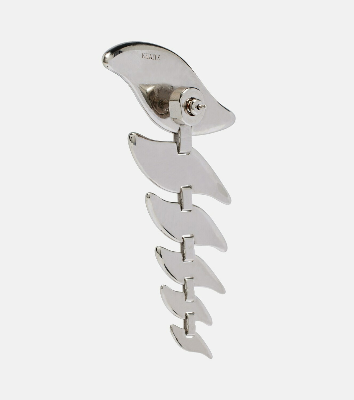 Khaite Leaf drop earrings