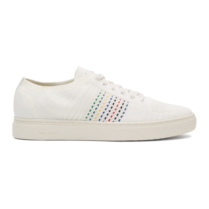 Photo: PS by Paul Smith White Doyle Knit Sneakers