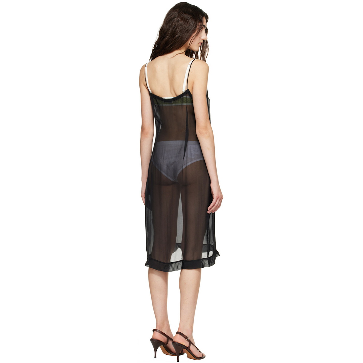 Paloma Wool Black Enos Midi Dress