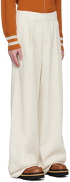 Dries Van Noten Off-White Baggy Trousers