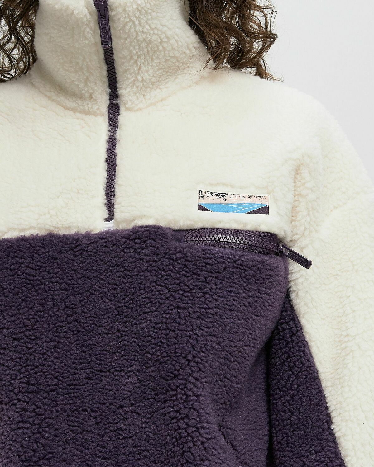 Lacoste SWEATSHIRT purple/beige Womens Track Jacket