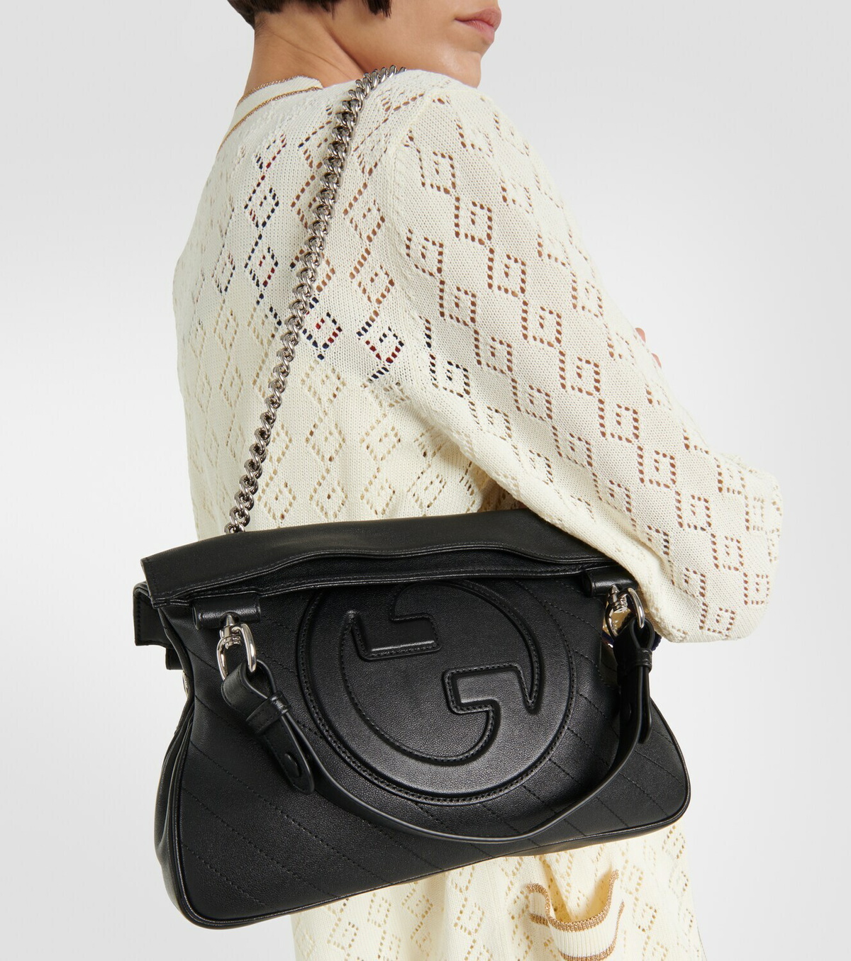 Gucci Gucci Blondie Small leather tote bag