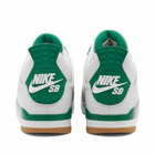 Air Jordan Nike SB x 4 Sneakers in Sail/White/Pine Green