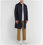 Mackintosh - Dunkeld Bonded Cotton Raincoat - Navy