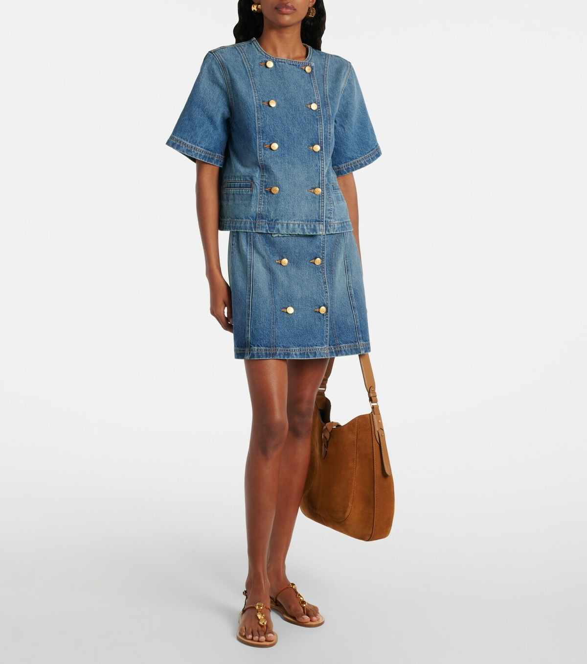 Ulla Johnson Serge denim top