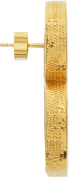 Balenciaga Gold & Crystal BB 2.0 Earrings