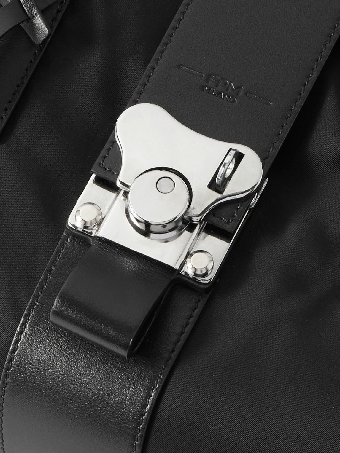 FPM Milano - Butterfly Leather-Trimmed Nylon Duffle Bag