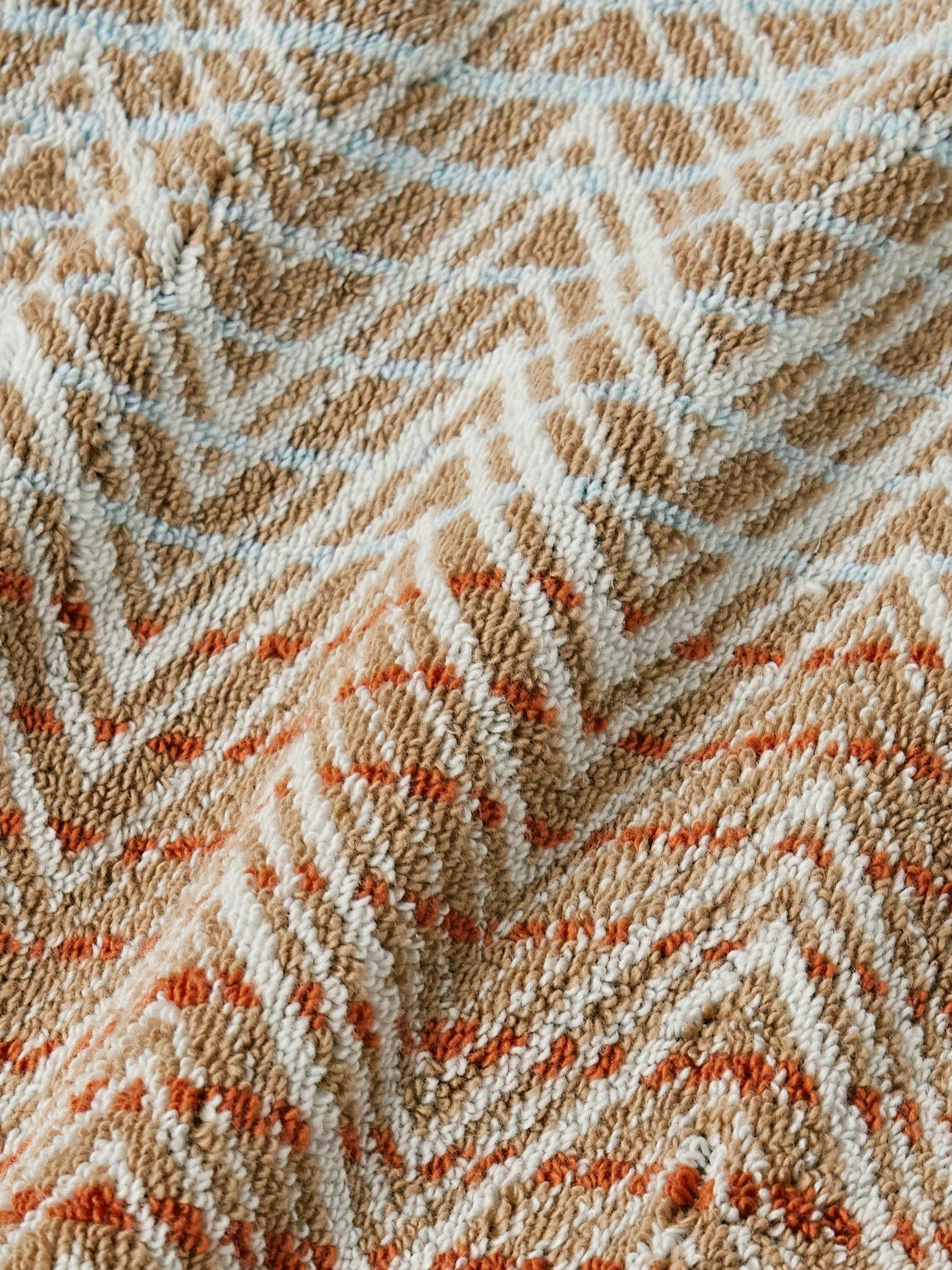Missoni Home - Stone Ombré Striped Cotton-Terry Hooded Robe - Multi