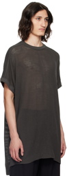 Jan-Jan Van Essche Gray Droptail T-Shirt
