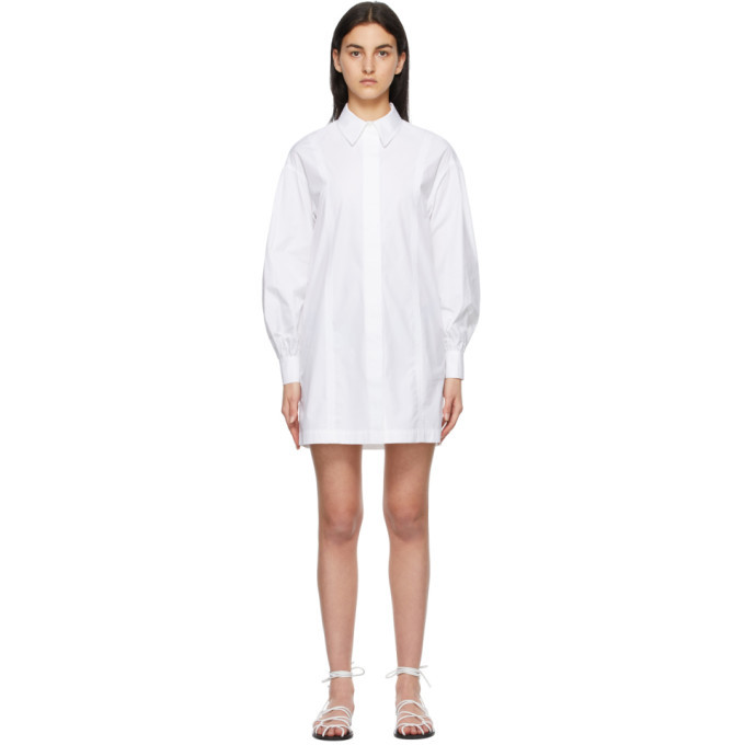loulou studio shirt dress Loulou Studio White Ukara Shirt Dress Loulou Studio