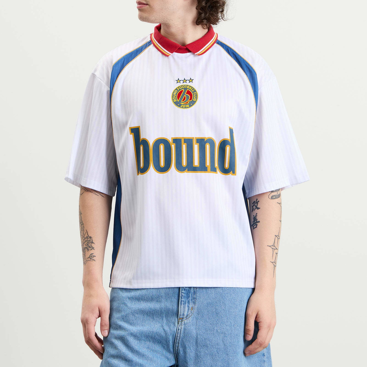 Bound Men's Stadio Football Shirt in Grey