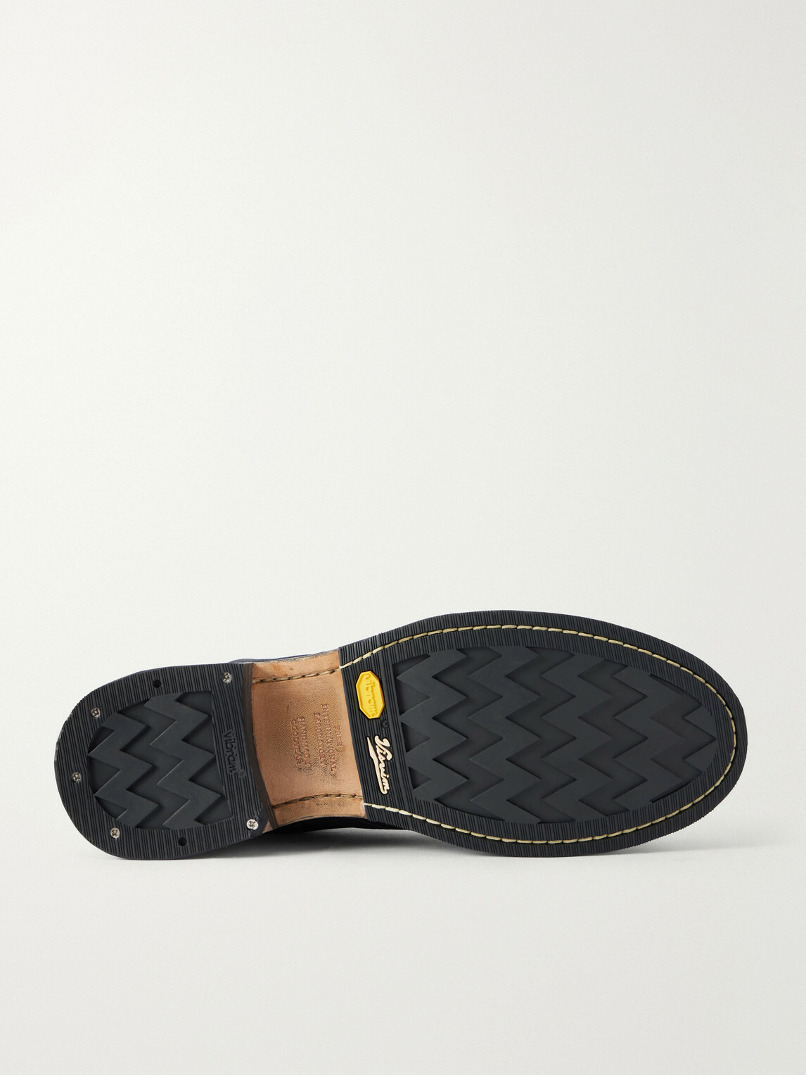 Visvim - Brigadier Hi-Folk Leather Lace-Up Boots - Black
