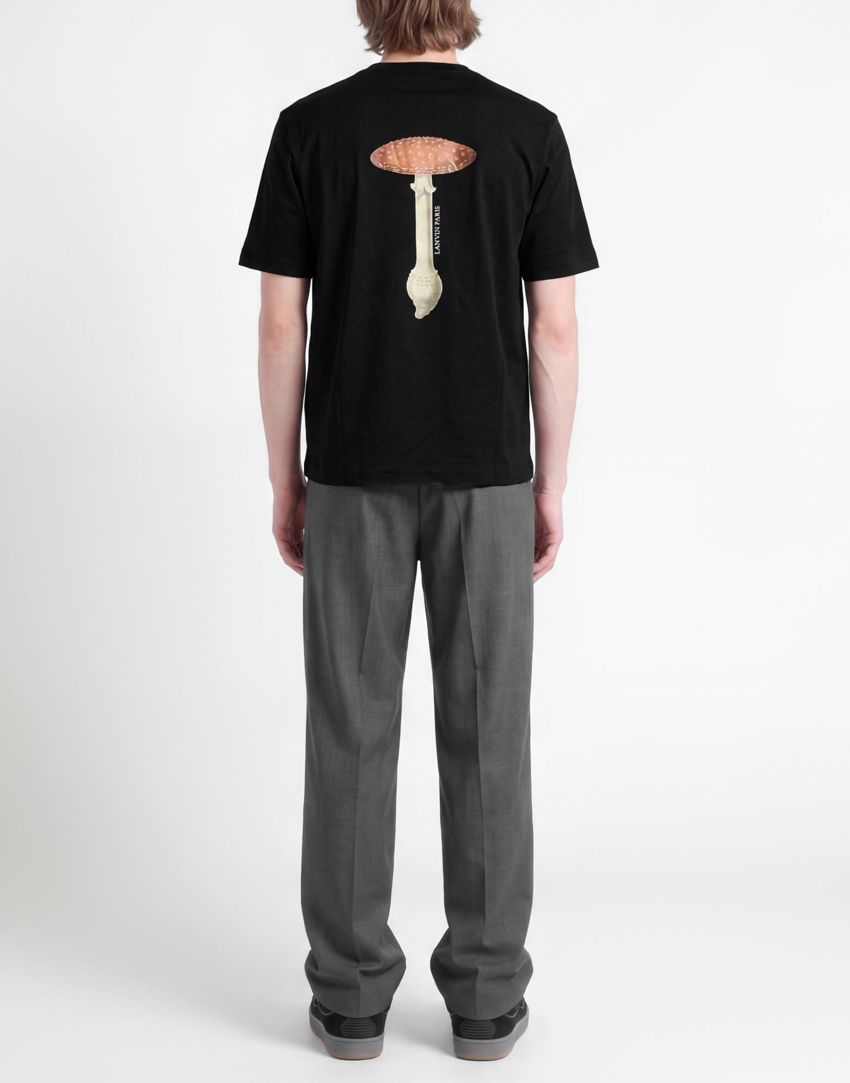 Lanvin Mens T-shirt in Black