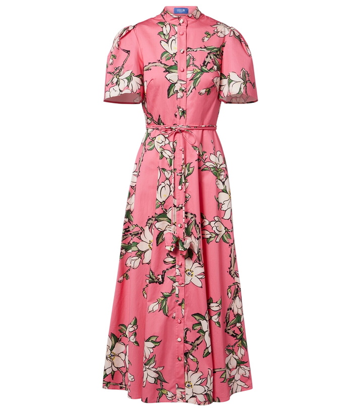 Photo: Leo Lin Bianca floral cotton shirt dress