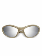 Balenciaga Eyewear Neutrals Sporty B Sunglasses