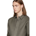 Jil Sander Grey Wrapped Ristoro Shirt