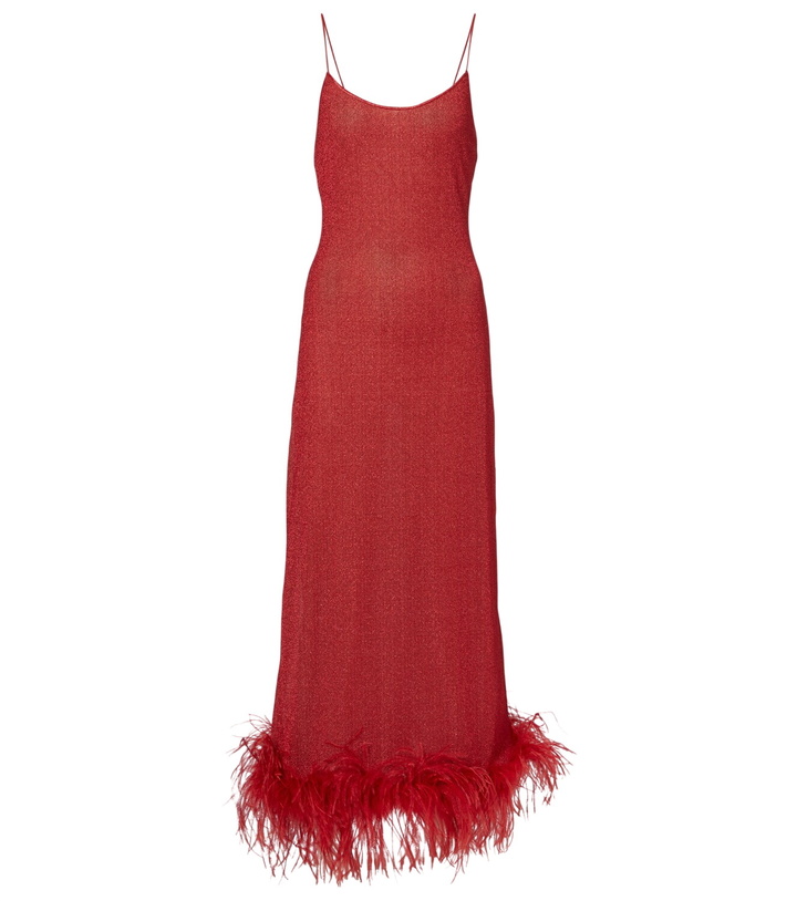 Photo: Oséree Lumière Plumage maxi dress